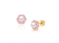 14k-gold-regal-radiance-pearl-center-pink-cz-halo-earrings-722